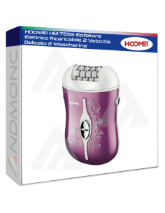 HOOMEI HM-7555 Epilatore Elettrico Ricaricabile 2...