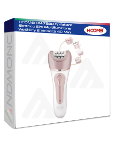 HOOMEI HM-7588 Epilatore Elettrico 5in1 Multifunzione...