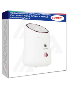 HOOMEI HM-7150W Vaporizzatore Viso Ionico Nano 220W 3...