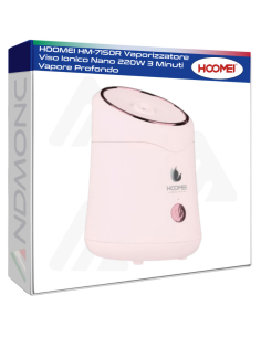HOOMEI HM-7150R Vaporizzatore Viso Ionico Nano 220W 3...