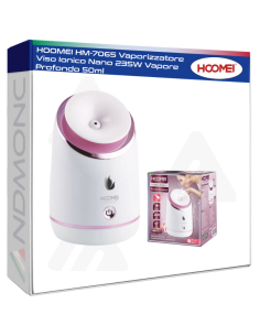HOOMEI HM-7065 Vaporizzatore Viso Ionico Nano 235W Vapore...