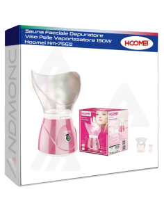 Sauna Facciale Depuratore Viso Pelle Vaporizzatore 130W...