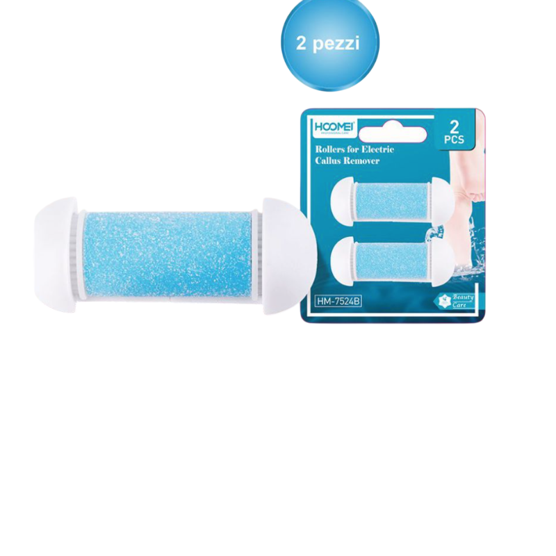 2x Testine di Ricambio per Pedicure HM-7524B