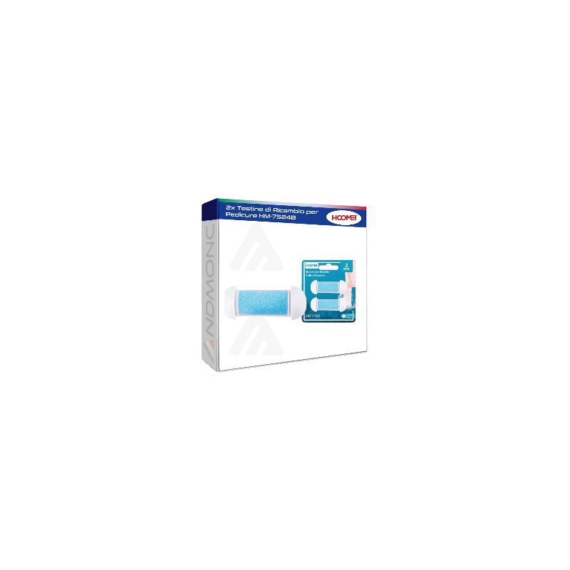 2x Testine di Ricambio per Pedicure HM-7524B