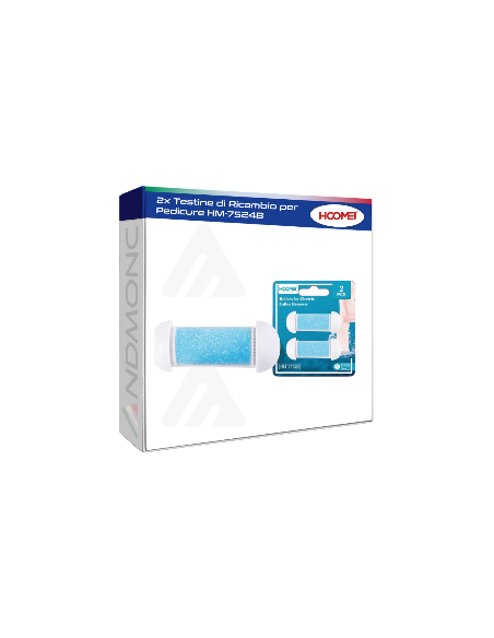 2x Testine di Ricambio per Pedicure HM-7524B