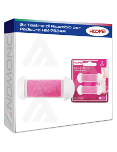 2x Testine di Ricambio per Pedicure HM-7524R