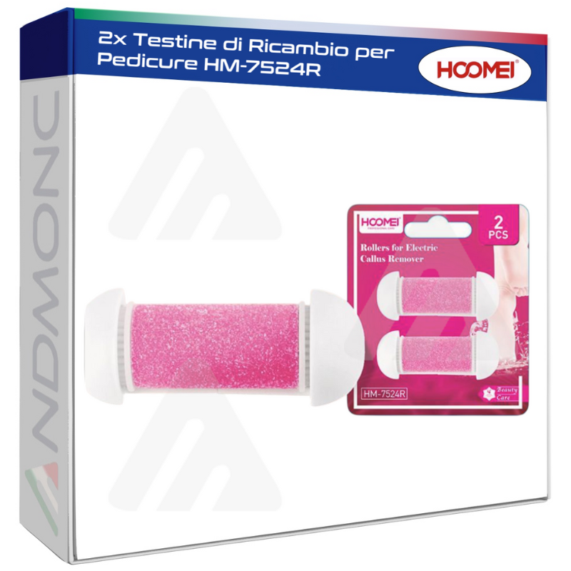 2x Testine di Ricambio per Pedicure HM-7524R