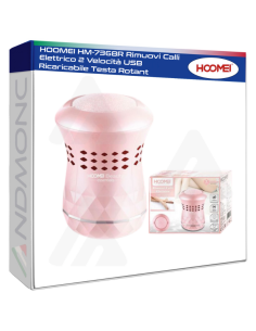 HOOMEI HM-7368R Rimuovi Calli Elettrico 2 Velocità USB...