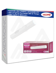HOOMEI HM-7158W Lampada UV LED Unghie Portatile 3W 2...