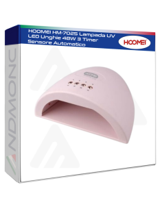 HOOMEI HM-7025 Lampada UV LED Unghie 48W 3 Timer Sensore...