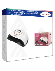 HOOMEI HM-7030 Lampada UV LED Unghie 180W Display LED 3...