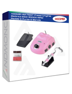 HOOMEI HM-7165T Fresa Unghie Elettrica 65W 30000 RPM...