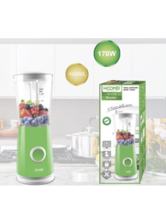 HOOMEI HM-6738G Frullatore 400ml 170W 4 Lame Acciaio Inox... 2