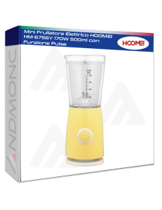 Mini Frullatore Elettrico HOOMEI HM-6756Y 170W 500ml con...