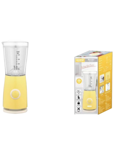 Mini Frullatore Elettrico HOOMEI HM-6756Y 170W 500ml con Funzione Pulse