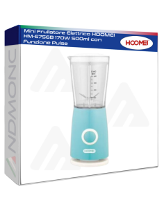 Mini Frullatore Elettrico HOOMEI HM-6756B 170W 500ml con...