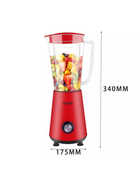 Frullatore Elettrico Funzione Pulse Capacità 1LT Lame Acciaio 350W Cucina HM6726