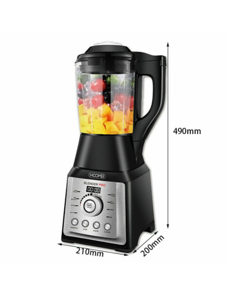 Blender Professionale Frullatore Elettrico Multifunzione Cottura 1400W HM-6788