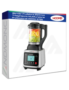 Blender Frullatore Elettrico Tritaghiaccio Multifunzione...