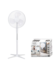 Ventilatore a Piantana, 50W, altezza regolabile max... 2