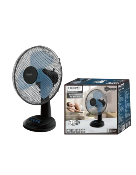 Ventilatore da Tavolo, 40W, 3 velocità, HM-8230B-2