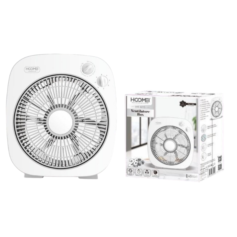 Ventilatore Box 28cm, 45W, HM-8215