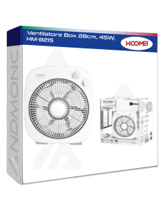 Ventilatore Box 28cm, 45W, HM-8215