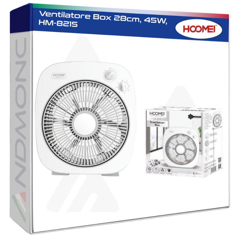 Ventilatore Box 28cm, 45W, HM-8215
