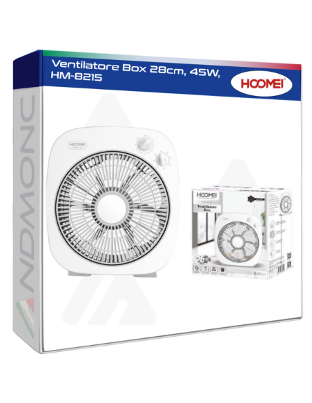 Ventilatore Box 28cm, 45W, HM-8215