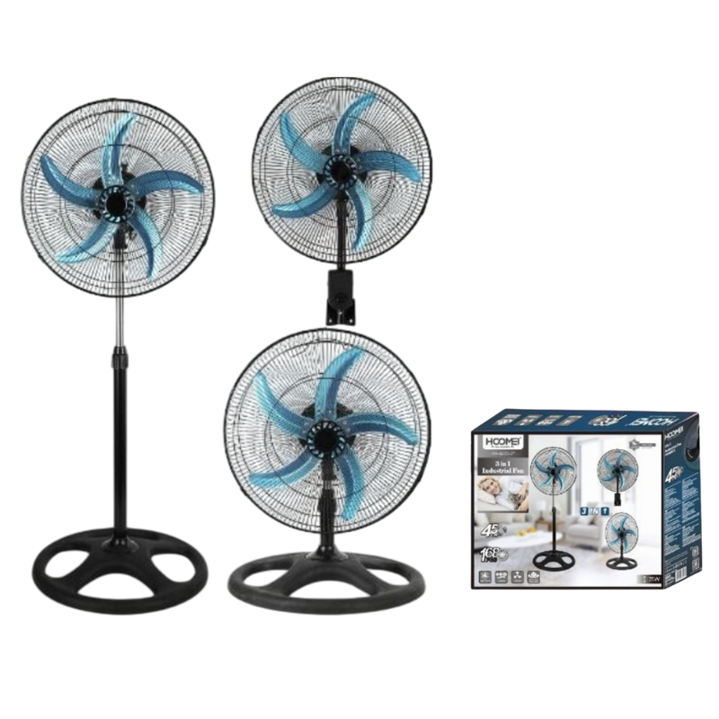 Ventilatore 3in1 75W, altezza regolabile max...