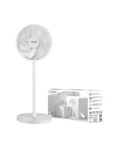 Ventilatore A Piantana Cromato 50W 3 Velocità Hoomei HM-8658 2