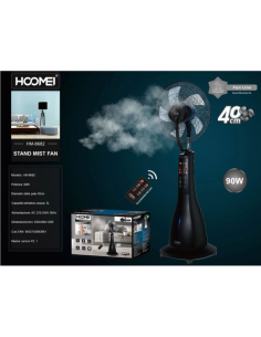 Ventilatore a piantana nebulizzatore multifunzione 90W... 2