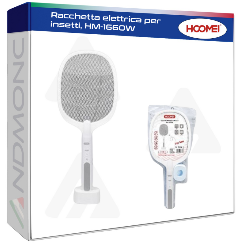 Racchetta elettrica per insetti, HM-1660W