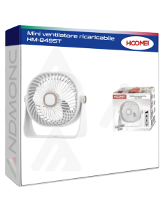 Mini ventilatore ricaricabile HM-8495T