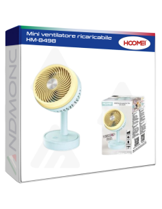 Mini ventilatore ricaricabile HM-8498