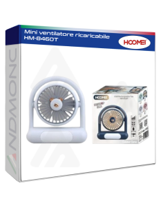 Mini ventilatore ricaricabile HM-8460T