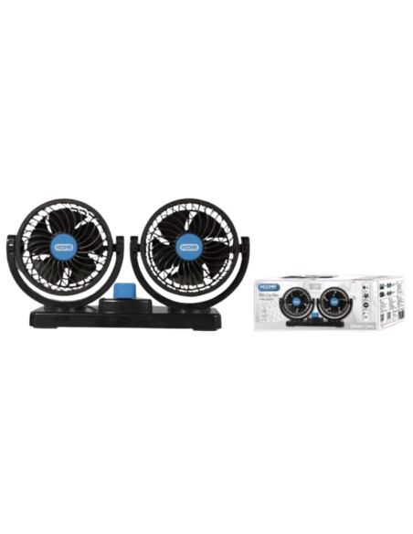 Mini ventilatore a USB e 12V 7W, HM-8408T