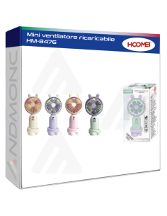 Mini ventilatore ricaricabile HM-8476