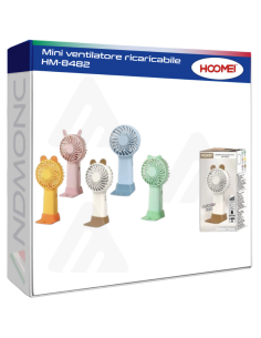 Mini ventilatore ricaricabile HM-8482