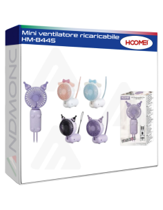 Mini ventilatore ricaricabile HM-8445