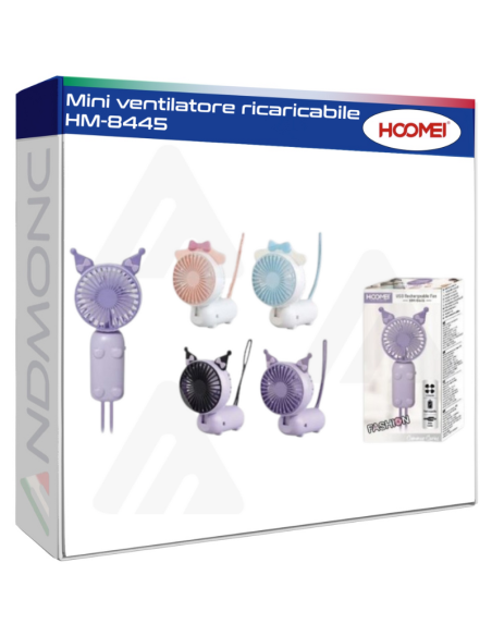 Mini ventilatore ricaricabile HM-8445
