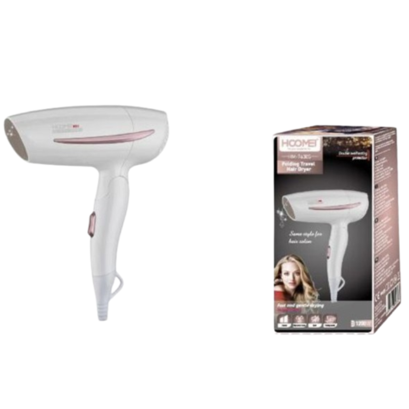 Asciugacapelli Hoomei HM-7638S 1200W 2 Velocità...
