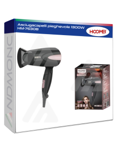 Asciugacapelli pieghevole 1300W HM-7630B
