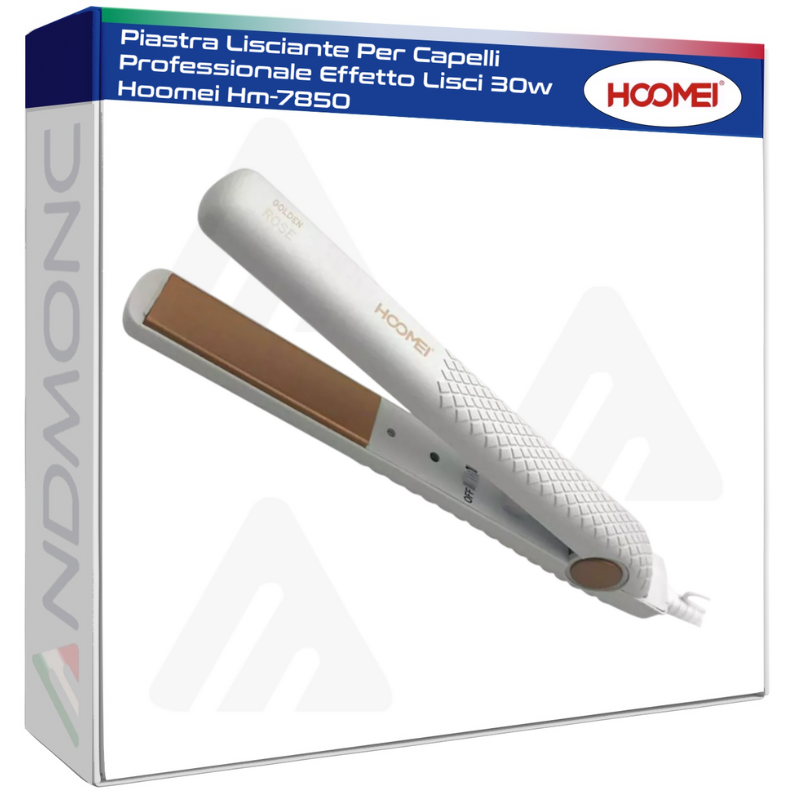 Piastra Lisciante Per Capelli Professionale Effetto Lisci 30w Hoomei Hm-7850