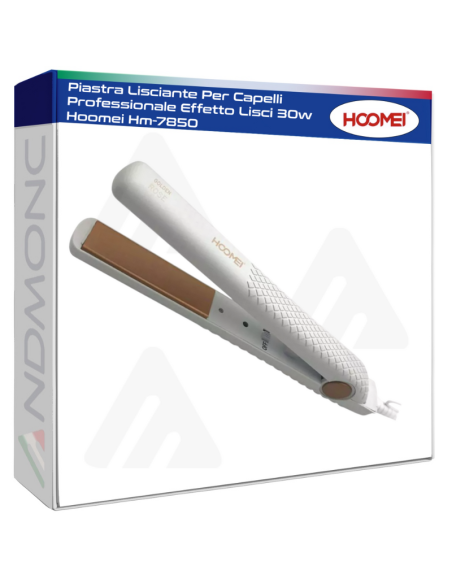 Piastra Lisciante Per Capelli Professionale Effetto Lisci 30w Hoomei Hm-7850