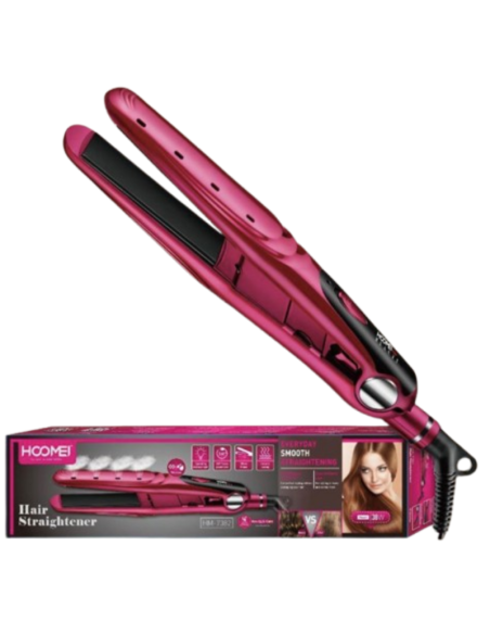 Piastra Capelli Hoomei HM-7382 Ceramica 220°C Cavo Girevole 38W