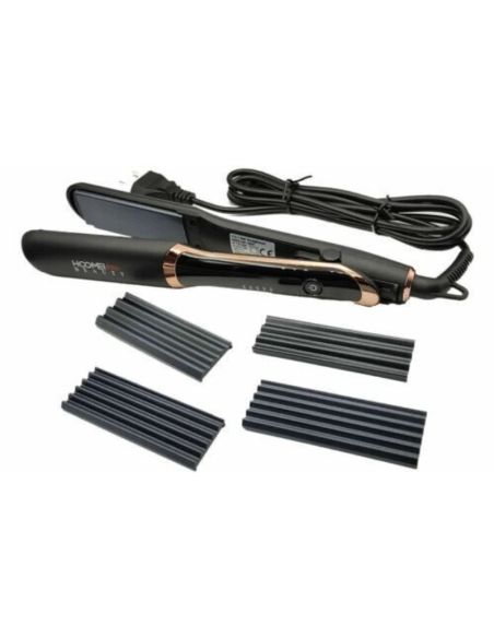 Piastra Capelli 3in1 Hoomei HM-7855T Ceramica 220°C Cavo Girevole 38W