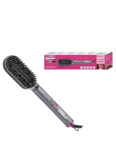 Spazzola Lisciante Capelli Hoomei HM-7875DS Ceramica 200°C 30W
