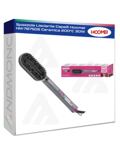 Spazzola Lisciante Capelli Hoomei HM-7875DS Ceramica...