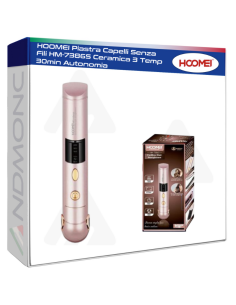 HOOMEI Piastra Capelli Senza Fili HM-7386S Ceramica 3...